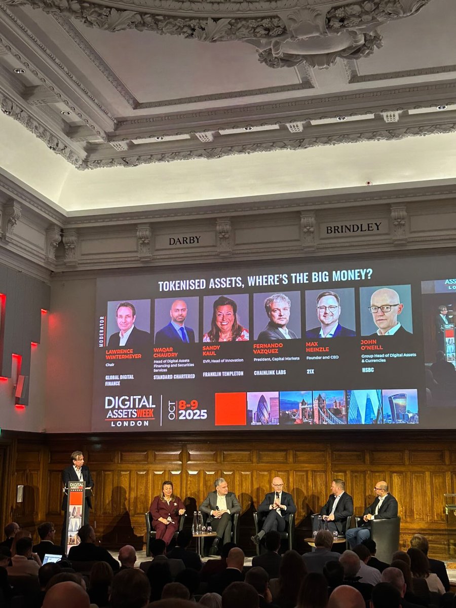 Brickken's tweet image. Everywhere tokenization happens, we’re there. 🌍
From London to Barcelona to Madrid, our team has been connecting, speaking, and building at some of the most forward-thinking events in digital finance and Web3:
📍 Digital Assets Summit (London), where institutions are…