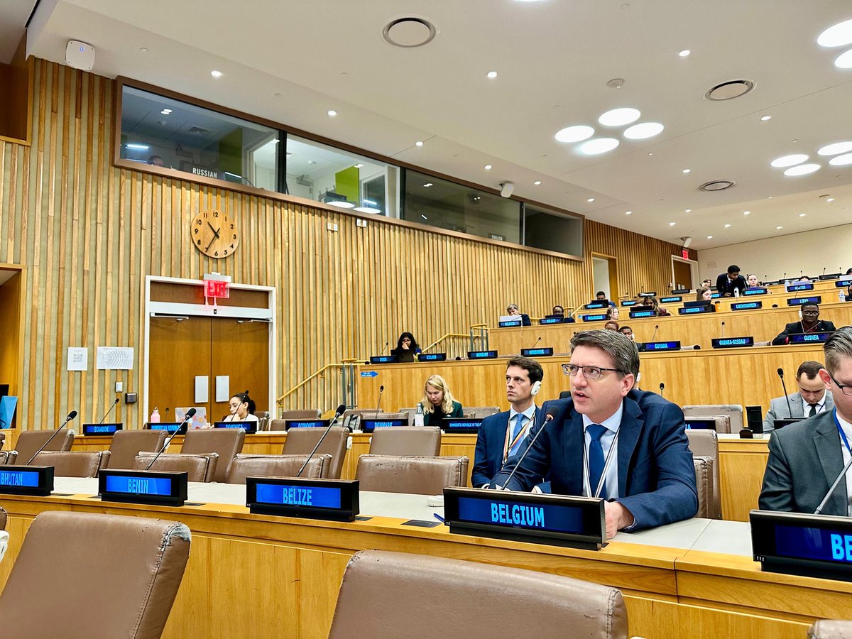 🇧🇪 At the 3rd Committee during #UNGA80, Belgium reaffirms its unwavering commitment to #HumanRights, the #RuleOfLaw, and #GenderEquality.

➡️ We stand firmly behind the #ICC, defend civil society, and call for accountability for grave crimes.