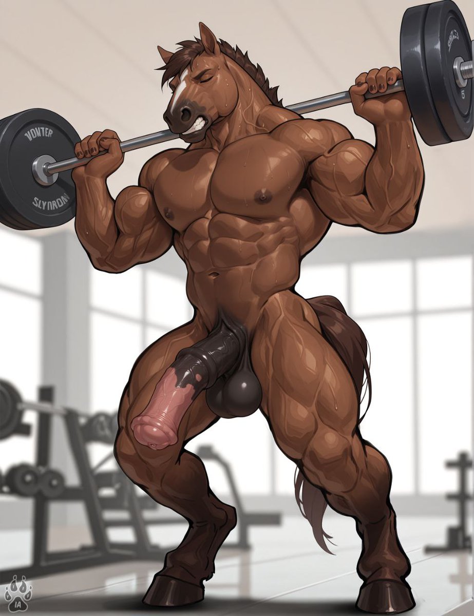 crixohorse's tweet photo. Bueno, poco a poco el entrenamiento va dando sus resultados cada vez más cerca de parecerme al enorme y mamado caballo!!! 

Posdata: dejen de verme los pechos cochinos 🫣 https://t.co/uXx0Od2qm1