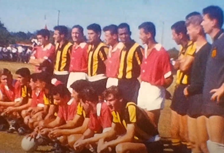 Peñarol en Nueva Helvecia en 1961 - Momentos previos y acciones del partido en el compacto: 1891.uy/partidos/6146/…