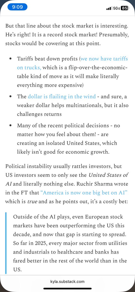 kylascan's tweet image. AI fuels the market and the market gives legitimacy to the government (the latitude during a bull run is different than that allowed during a downturn!). But now AI companies are turning into social media platforms to keep the loop alive, which is usually a last resort…