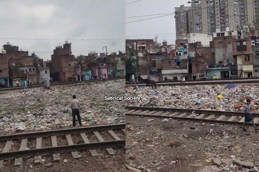 AG_knocks's tweet photo. 90,000 Crores spent on Swachh Bharat Mission.

And this is the Outside view from Vande bharat in Delhi👇

With this budget, India should hv been as clean as Switzerland🙄 https://t.co/sy9rZwgMs0