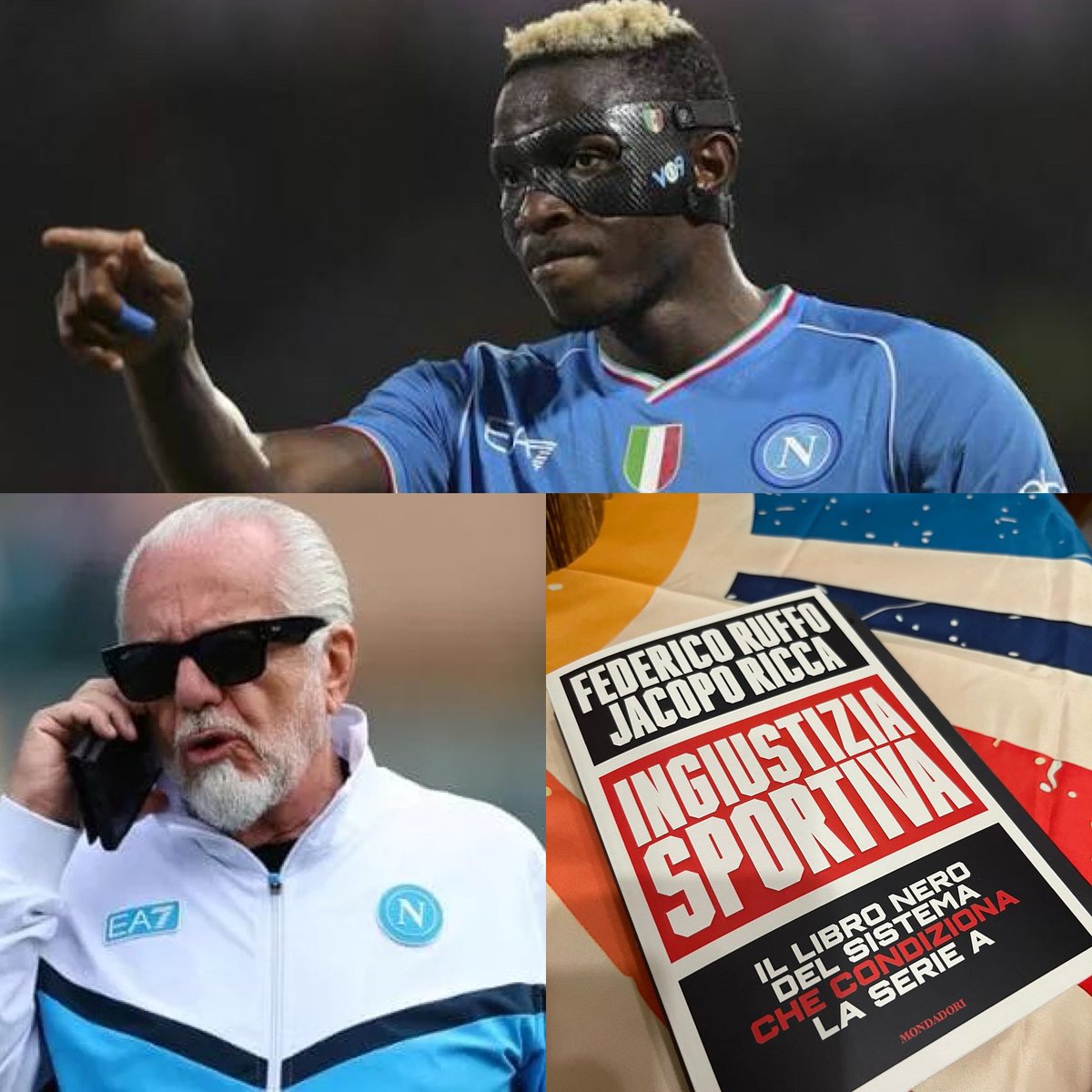 QUELLO CHE AVEVAMO RACCONTATO :IL NAPOLI, OSIMEHN E QUEI 76 MILIONI DI CALCIATORI SCOMPARSI. LO SCUDETTO DELL’ONESTÀ. 
La premessa è che per chi volesse verificare, il libro è ancora disponibile nelle librerie e in tutti gli store.
Lo pubblicammo nel maggio del 2024, con