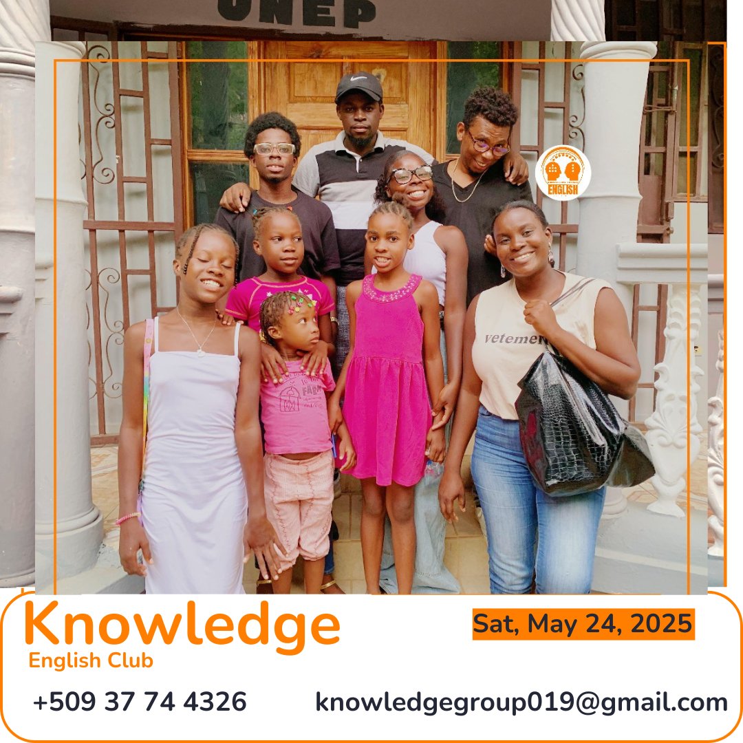 Knowledge_Grp's tweet image. Our first English Club day was a total success! 🥳
Memories from our very first English Club day 🥰📸

#english #kg #knowledgegroup #Haiti