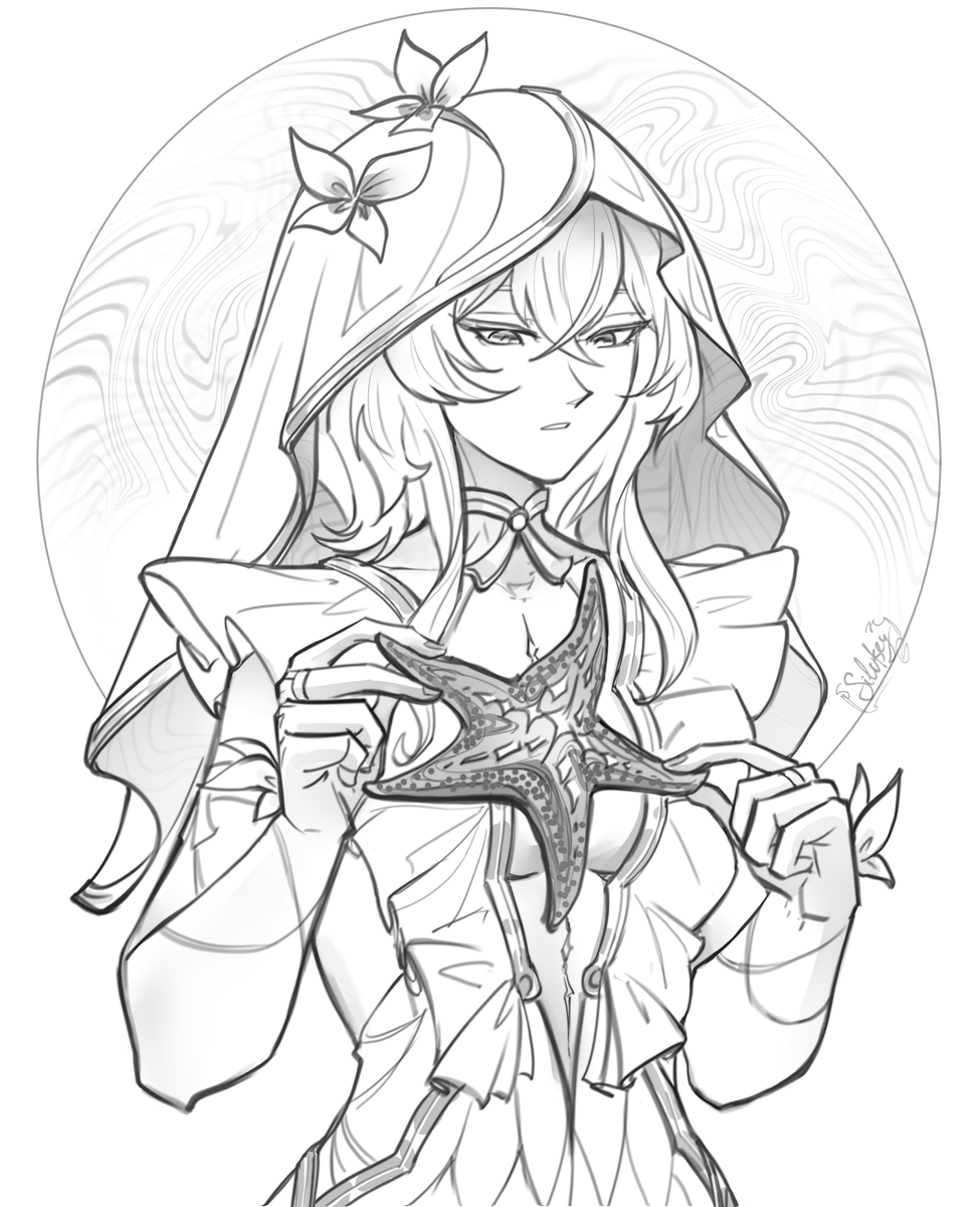 Silvkey_'s tweet photo. Inktober day7 -starfish and day8 - reckless

occasion to admire the Black Shores girls, while waiting for their comeback in the game

#inktober #inktober2025 #wutheringwaves #shorekeeper #camellya https://t.co/qpMXmalVN9