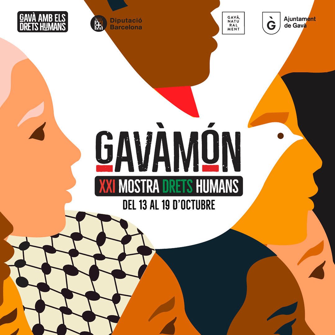 Gavadretshumans's tweet photo. De dilluns 13 a diumenge 19 d’octubre celebrarem la XXI Mostra de Drets Humans GavàMón centrada en l’Objectiu de Desenvolupament Sostenible 16 Pau, Justícia social i Institucions sòlides.
Estigueu atentes a les xarxes per conèixer la programació.
#dretshumans #gavàmón #gavà https://t.co/hcKLNAncdE