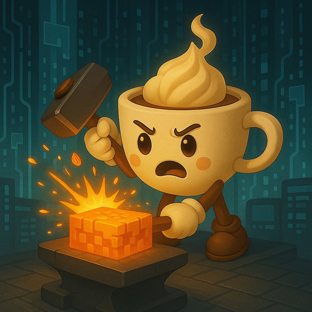 itsmocha_cup's tweet photo. “Built with caffeine and code.” 🔥💻

#MochaCodeForge #MochaVerse #StayBrewing #CoffeeAndCrypto #3DArt #MochaBuilder #CryptoCommunity #CaffeinatedCode https://t.co/nv2mODxze5