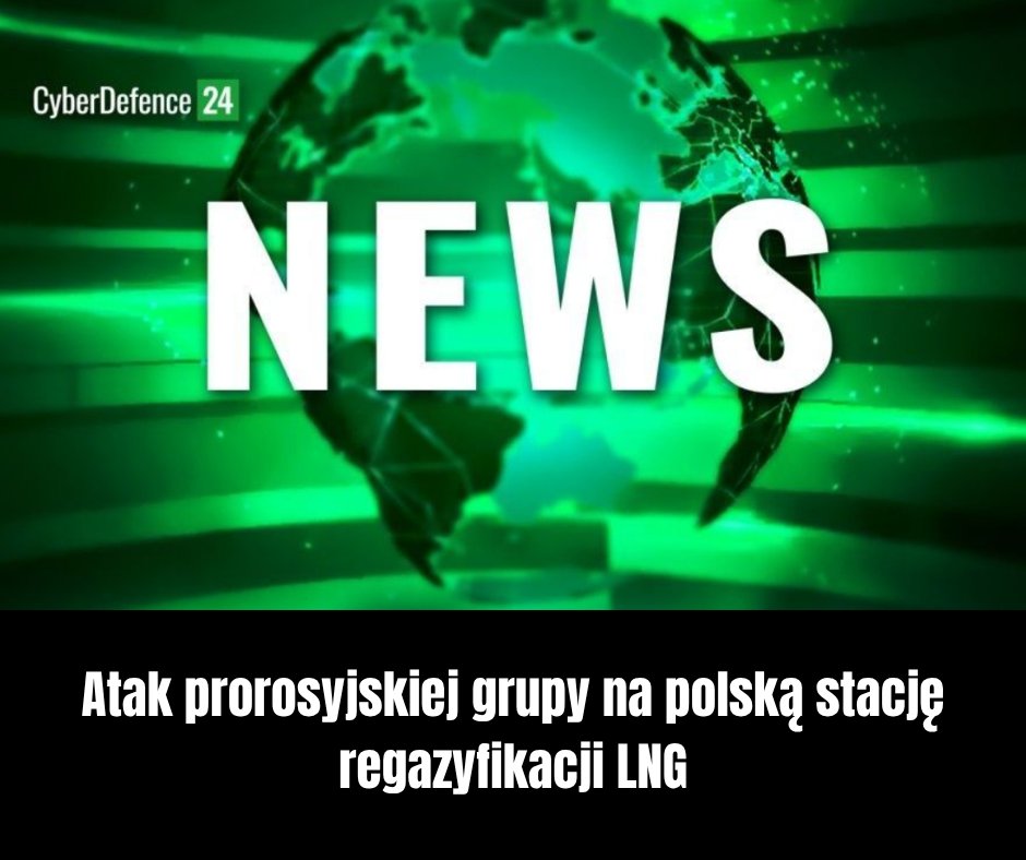 🚨Prorosyjscy hakerzy uderzyli w polską infrastrukturę energetyczną🚨

Cyberprzestępcy pokazali nagranie, na którym zdalnie manipulują parametrami stacji regazyfikacji LNG🏭

O szczegółach ataku piszemy tutaj 👉 cyberdefence24.pl/cyberbezpiecze…

<a href="/oskarklimczuk/">Oskar Klimczuk</a>  <a href="/Energetyka_24/">Energetyka24</a>