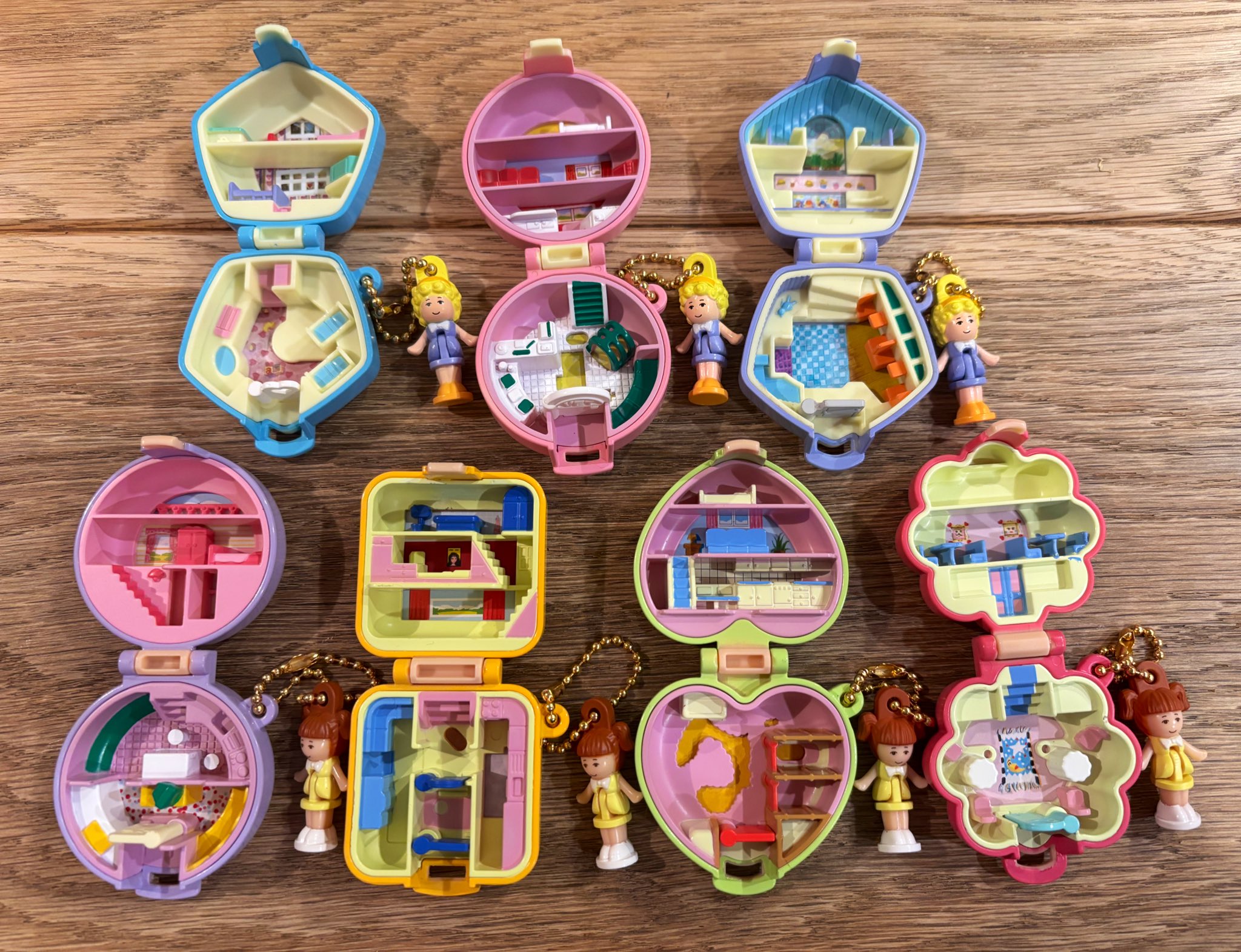 ミニチュアチャーム 全4種セット Polly Pocket ガチャ Polly Pocket