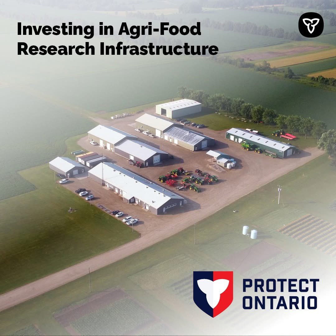 Our government is investing over $41 million in agri-food research and innovation, securing Ontario as a global industry leader. 

Read more: news.ontario.ca/en/release/100…
