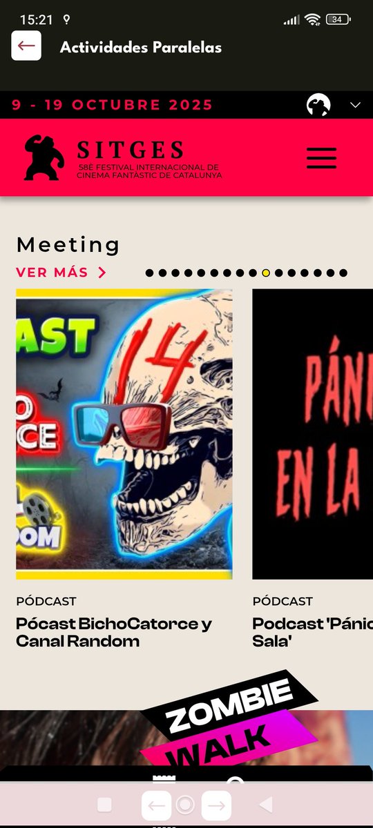 El Canal Random🧪 (@elcanalrandom) on Twitter photo Anda mira! Que estamos en la app de <a href="/sitgesfestival/">Sitges Film Festival</a> con el bueno de <a href="/Bichocatorceof1/">BichoCatorce</a> !!! Anda mira! Que estamos en la app de <a href="/sitgesfestival/">Sitges Film Festival</a> con el bueno de <a href="/Bichocatorceof1/">BichoCatorce</a> !!!