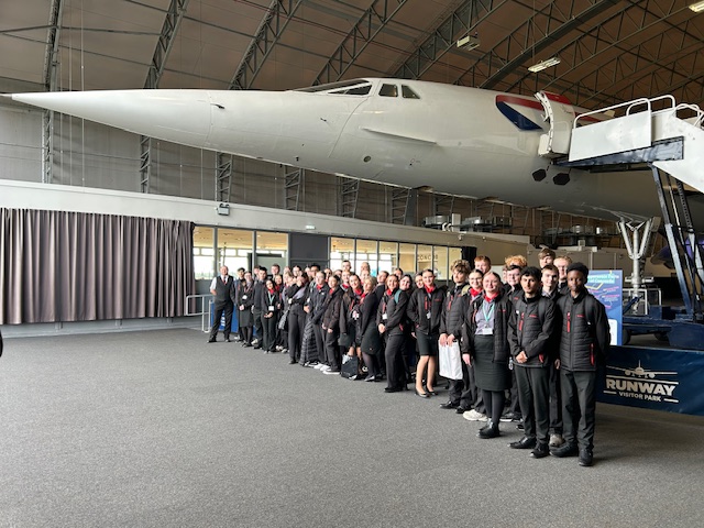 cravenaviation's tweet photo. ✈️ Level 3 students took off on a grand day out at Manchester Airport!
🕵️‍♂️ Mystery Shopper missions
🛬 A380-the world’s largest passenger aircraft
🎤 Customer service insights
🚀 Inside Concorde-the FASTEST commercial jet ever!
#AviationCollege #ManchesterAirport #Concorde #craven https://t.co/RRJLpZ2aD5
