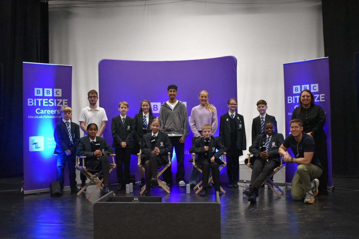 Today we welcomed <a href="/bbcbitesize/">BBC Bitesize</a> into school to present their Careers Roadshow to Y7-10 pupils. A huge thank you to BBC Bitesize for inspiring our pupils, who were a real credit to our school throughout.