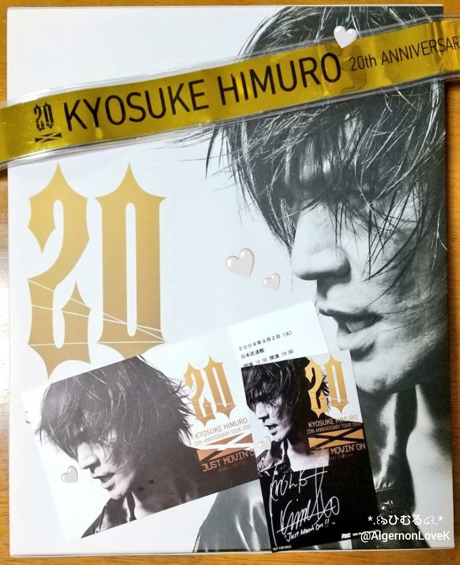 氷室京介/just movin' on 武道館 値引き不可 レア ひむる*.꒰ঌ🩷໒꒱.* on X: 