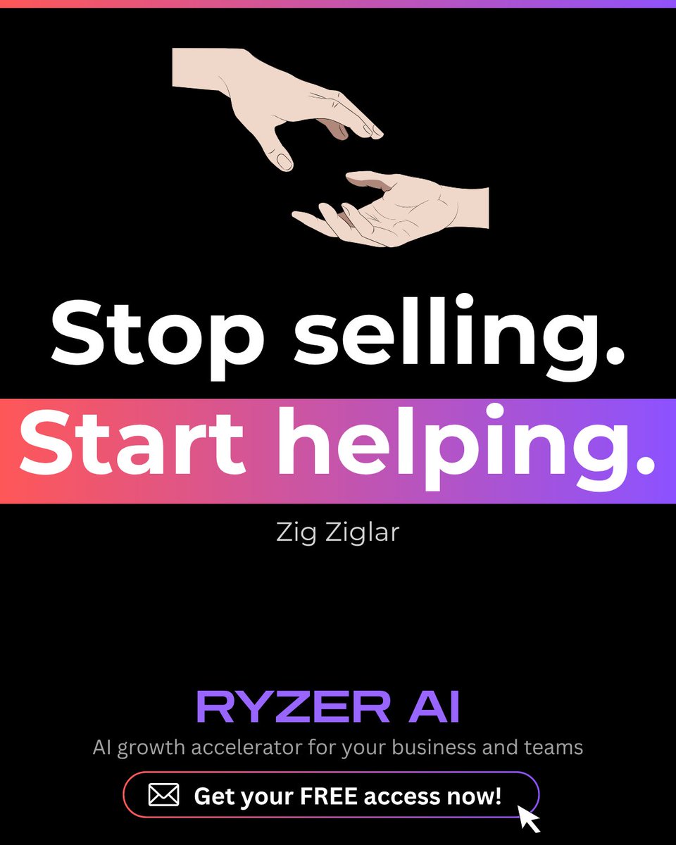 AliIqbal_AI's tweet photo. Top 1% of salespeople have one thing in common:
They don’t sell.
They solve.
Read full in comment section👇
#Inventegy #AI #RYZER #OpenAI #ChatGPT #Anthropic #LLM #DeepSeek #Gemini #BusinessGrowth #Product #ProductManagement #Sales #Marketing #Leadership #CEO #CPO #CMO https://t.co/iS1b3PHEjD