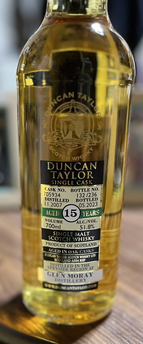 ダンカンテイラーグレンマレイ15年2007うまいねぇ。#グレンマレイ　#ウイスキー