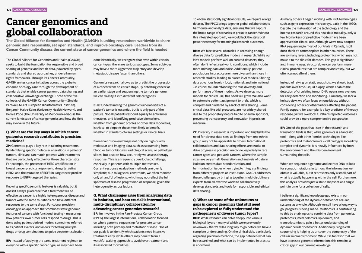 bhaibeka's tweet image. Honoured to be featured in Open Access Government!
I shared how AI and biomarker discovery are transforming precision oncology, and why rethinking therapy response evaluation is essential to deliver truly personalized cancer care.
Read more 👉 edition.pagesuite-professional.co.uk/html5/reader/p…