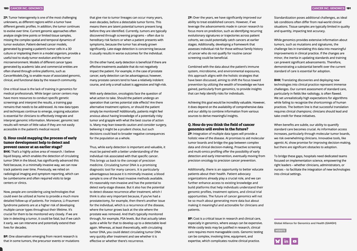 bhaibeka's tweet image. Honoured to be featured in Open Access Government!
I shared how AI and biomarker discovery are transforming precision oncology, and why rethinking therapy response evaluation is essential to deliver truly personalized cancer care.
Read more 👉 edition.pagesuite-professional.co.uk/html5/reader/p…