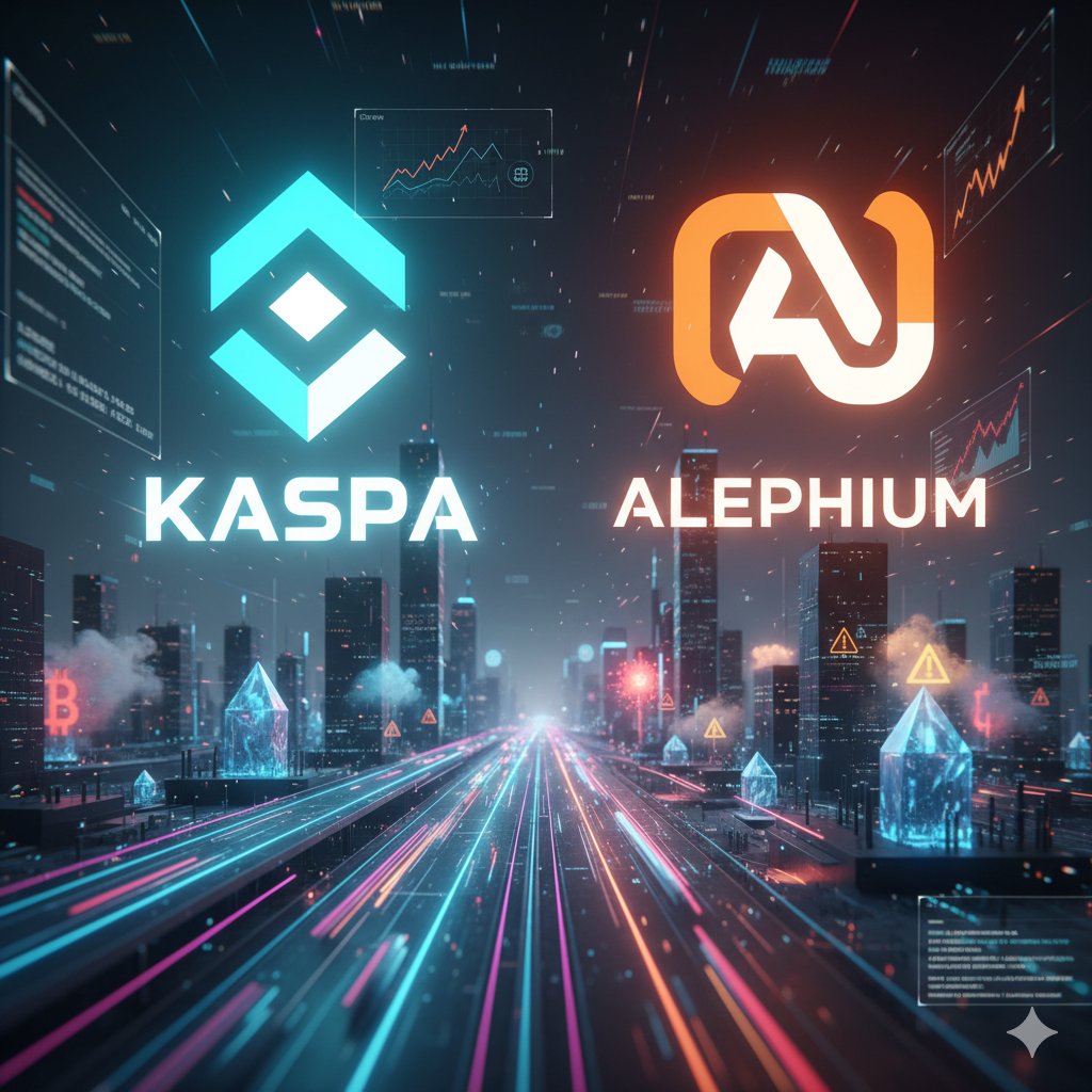 🚨Kaspa et Alephium : Pourquoi l'adoption peine malgré les performances ?🚨

Il est fréquent d'observer des projets avec des bases technologiques solides peiner à percer auprès du grand public. 
Malheureusement, Kaspa $KAS et Alephium $ALPH semblent faire partie de cette