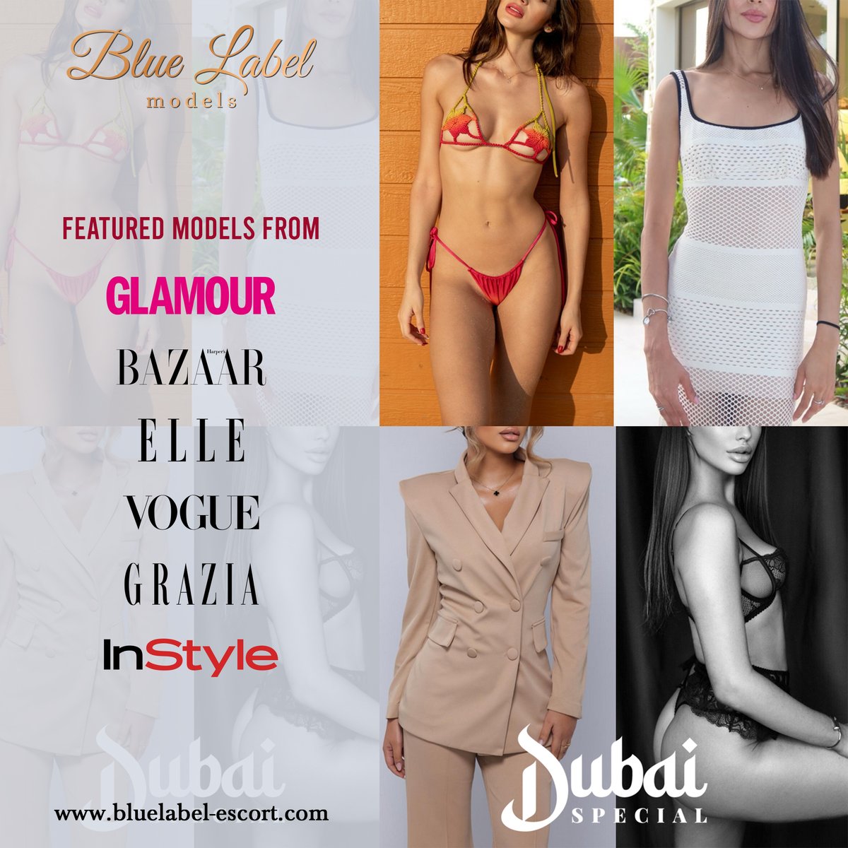 BLModels069's tweet image. 🔥 Dubai just got hotter! 🔥
#BlueLabelModels begrüßt vier neue Beauties im #Dubai Special: Aela, Lotte, Dani Florez &amp;amp; Giovanna.Jetzt entdecken!