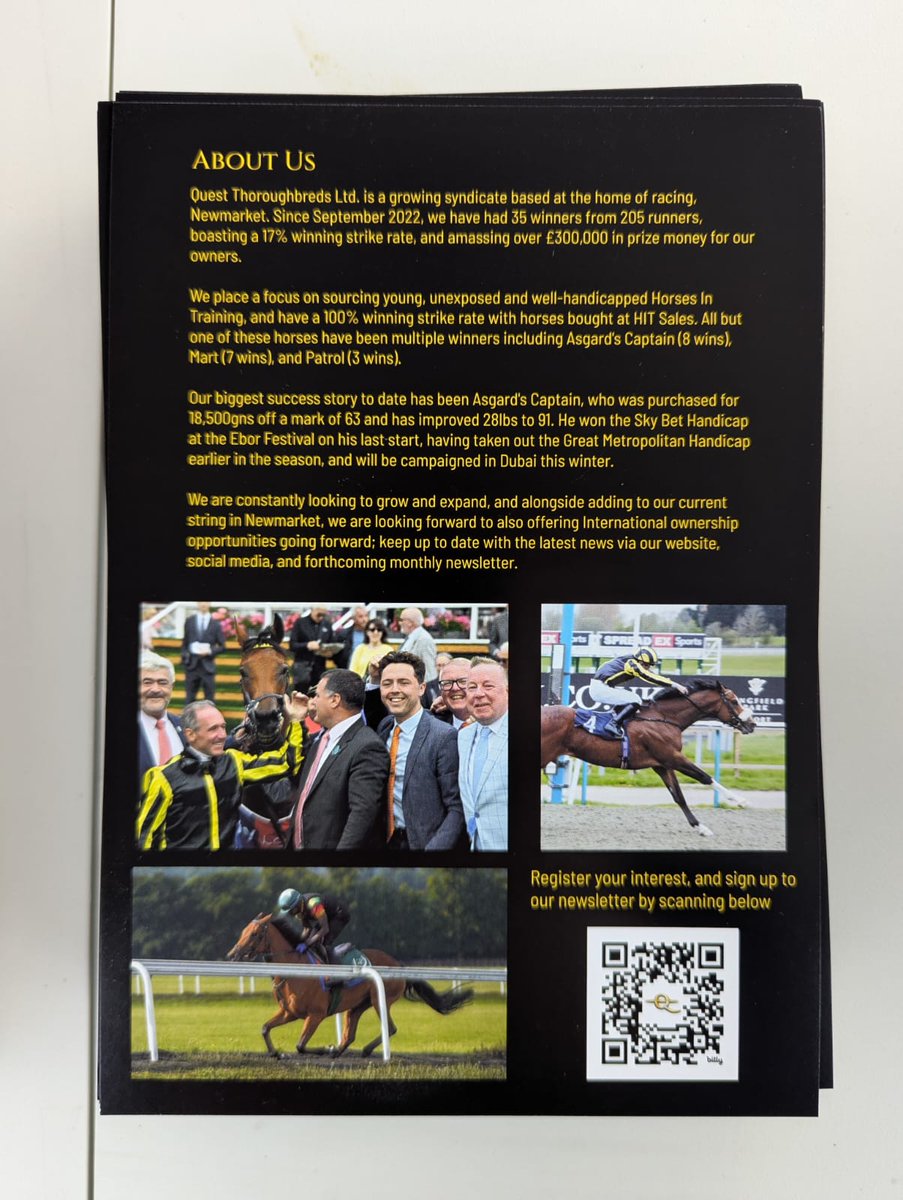 jhchevaux's tweet photo. Saturday 25th October 
7am - Midday

Come and join us for an exclusive @QThoroughbreds open morning ahead of the Autumn HIT Sale at @dylancunha_uk's yard. 

Gallops, coffee, cake and more... 🏇

Phantom House Stables 
Fordham Road
Newmarket 
CB8 7AA https://t.co/9OdCabcLM9