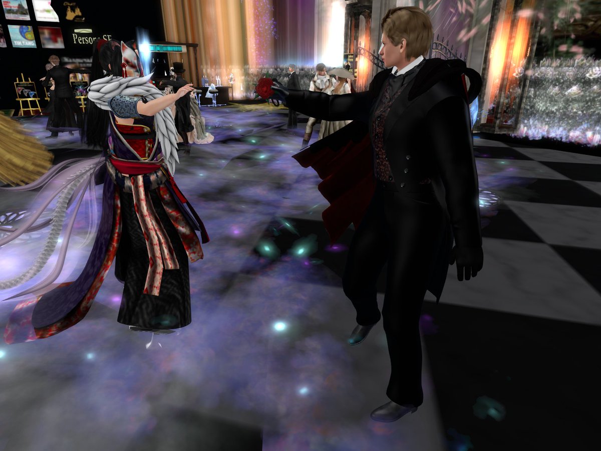 Ballroom Persona SEでは現在
Persona Crews🎵
による仮面舞踏会です！
座ってまったり☕️ 踊って楽しく🎶
お気軽に ご来場をお待ちしております👠
日時：10月8日(水)
22:00～23:30(日本時間)
<a href="/BallroomPersona/">Ballroom Persona SE</a> @Secondlife @sljp