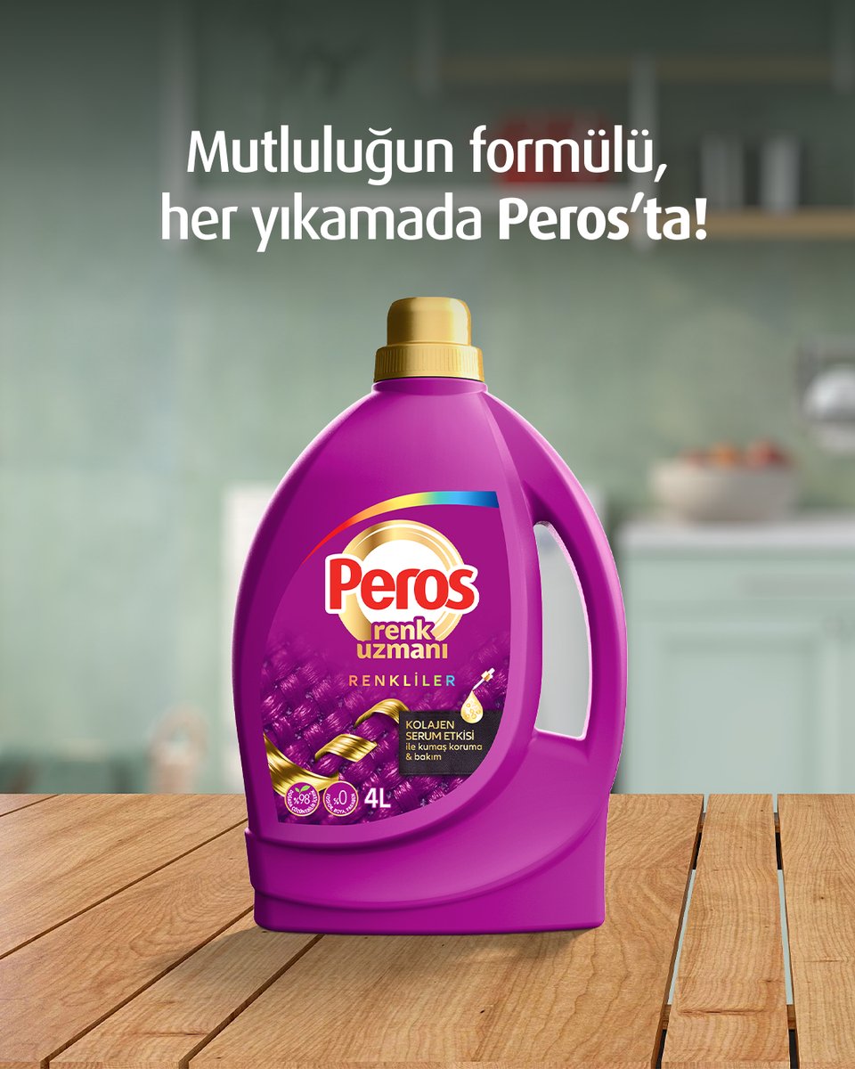 Bugün mutluyum çünkü çamaşırlarım tertemiz ve capcanlı! ✨

Peros Renk Uzmanı’nın kolajen serum etkisi sayesinde renkler hep yeni gibi kalıyor.

Sizin bugünkü mutluluk sebebiniz ne? 😍

#Peros #PerosSıvıBakım #GiysilerinGençlikİksiri #Renkliler