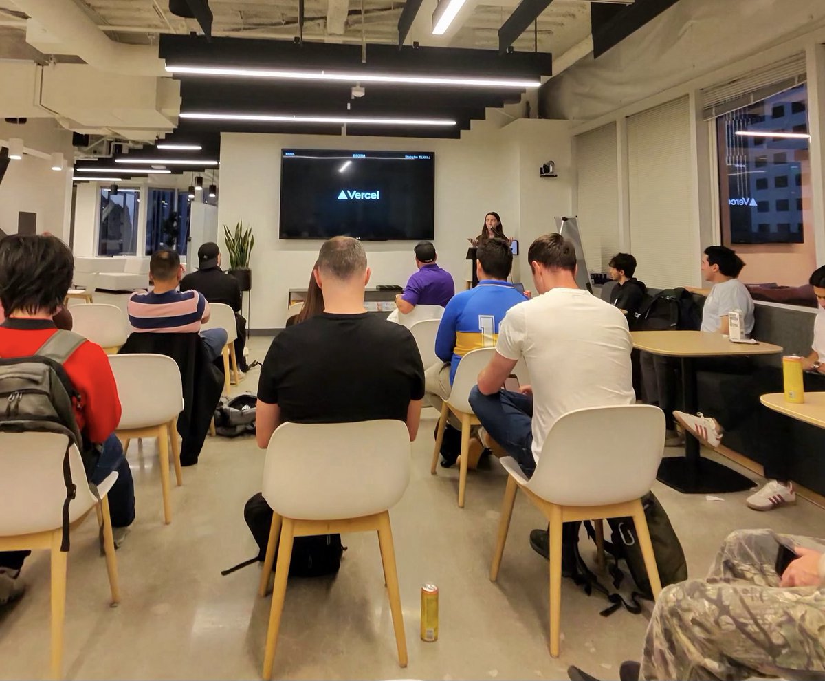 followmetoweb3's tweet image. Big thanks and gratitude to @vercel @sonofalli and @FernandoTheRojo for the mobile #v0 @SFTechWeek meetup. The new app is worth the wait!!! #buildanywhere