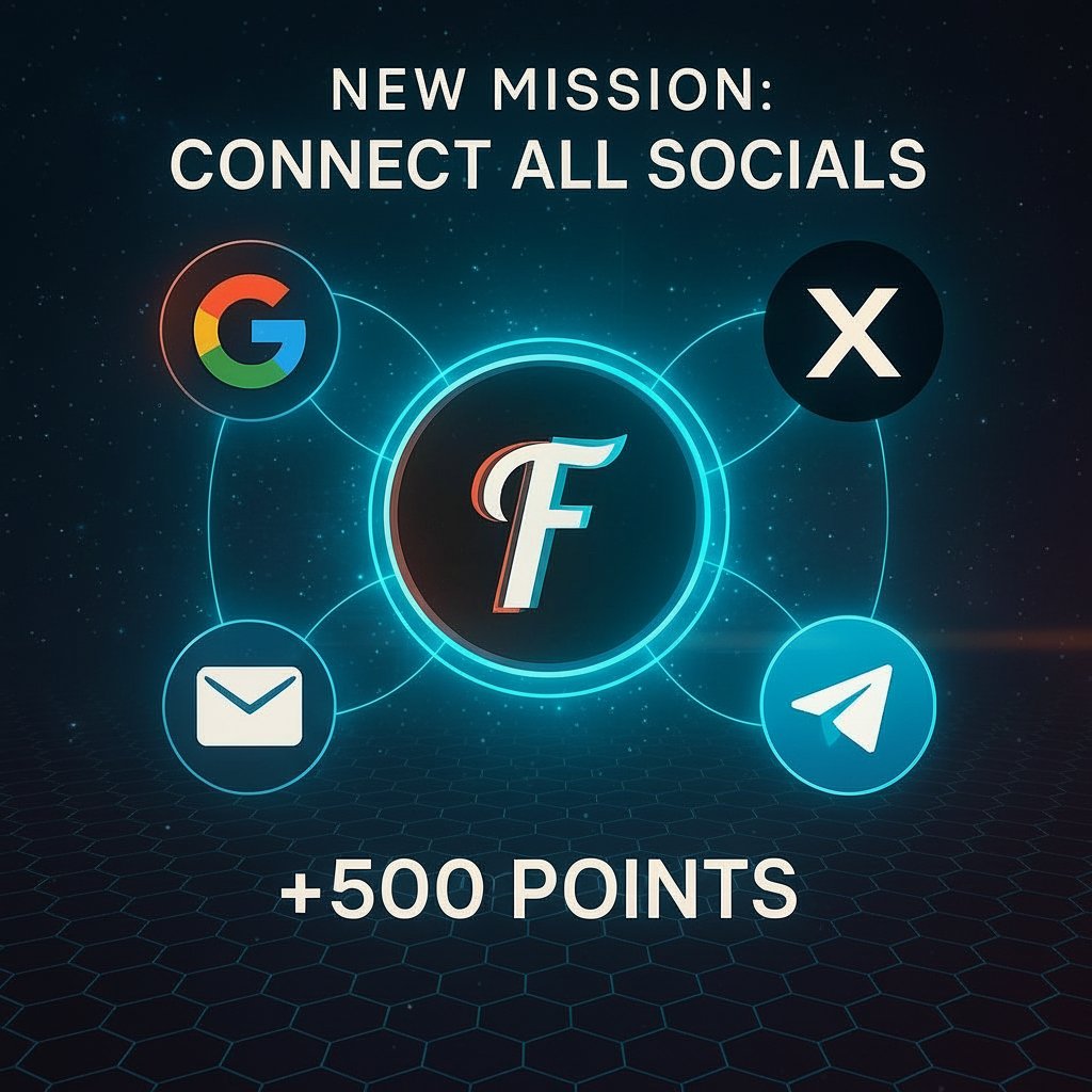 fiddlart's tweet image. New Mission just dropped 💥
Connect your socials — Google, X, Telegram + verify email.
🎁 Reward: +500 points (one-time)

Get connected 👉 fiddl.art

#FiddlArt #AICreators #CreateAndEarn