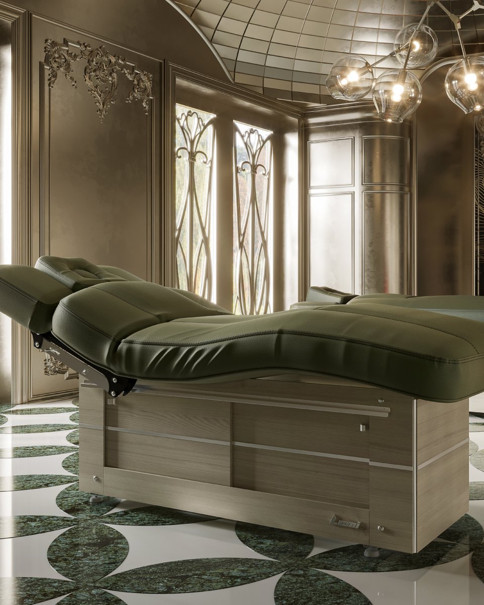 LemiGroup's tweet image. FLORENCE✨
More than just a treatment table, it’s the balance of elegance and functionality. With 3 electric movements and the Anti Stress HBS System, Florence supports head, shoulders, and back for complete comfort.🌟

#LEMI #Florence #SpaExperience #ItalianDesign #MadeInItaly