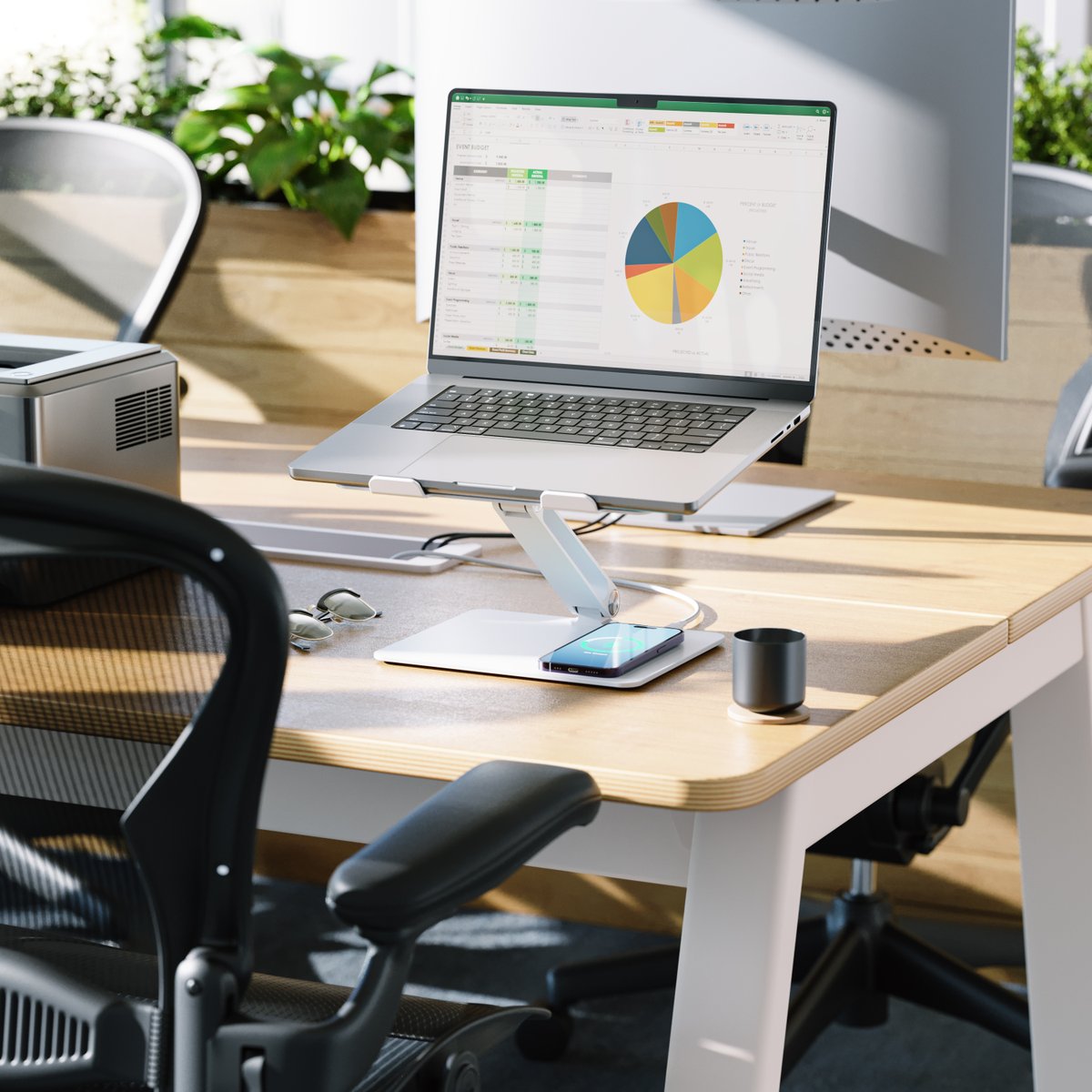 AlogicCorp's tweet image. Desk goals, unlocked. ✨

The Elite Power Stand lifts your laptop, charges your phone wirelessly ⚡, adds ergonomic comfort 📐, connects with USB-C 🔗, and looks premium in aluminium. 💎

👉 bit.ly/4keGlZp

#ElitePowerStand #ALOGICTech #DeskUpgrade #WirelessCharging