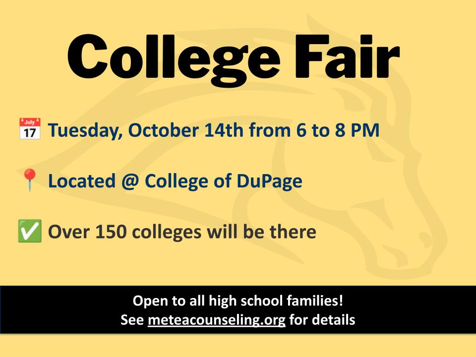 College of DuPage College Fair