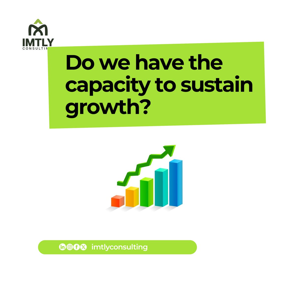 imtly_llc's tweet image. Growth isn’t about doing more, it’s about doing it right.
Before you expand, ask the questions that matter.

#IMTLYConsulting #BusinessStrategy #Leadership #SustainableGrowth #ScaleSmart #TeamIMTLY #ConsultingExcellence