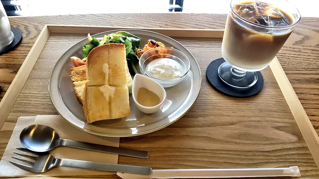 aworksnet's tweet image. 今日は最近オープンした岐阜市長良西野前のフォースプレイスカフェ ARCA でモーニングしました♪