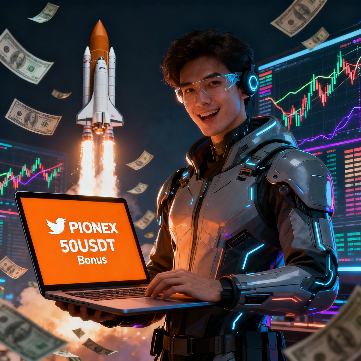 🚀 Pionex launches 4USDT-M perpetual futures-trade with up to 50x leverage! Take control &amp; multiply your profit! 💪 Get your 50USDT Bonus: pionex.com/en/activities/… 🔥 Higher risk, bigger reward. Join now! ⚡️ #CryptoTrading #Pionex