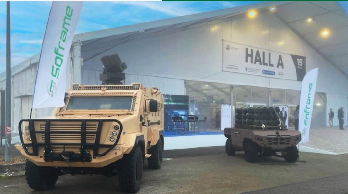 pascalbtr's tweet photo. Soframe est au salon #FED25 pour présenter son Véhicule Blindé Léger Transport de Troupe (APCL 🇬🇧) et son drone terrestres Fardier MKII.
📷 LinkdeIn SOFRAME https://t.co/ekC1QVDDNa