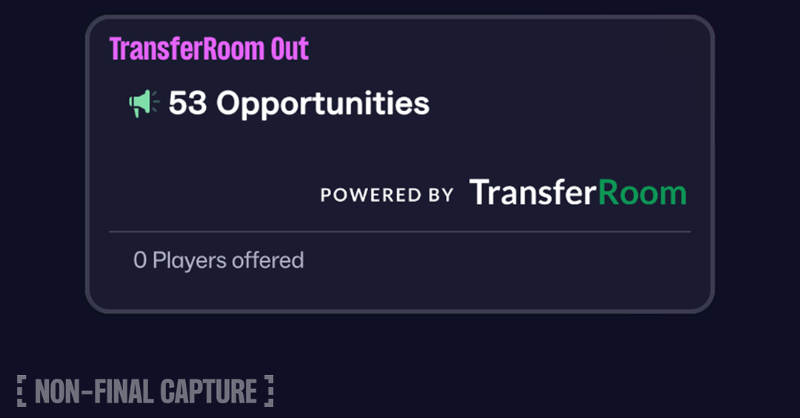 FootballManager's tweet photo. Scouting the market in #FM26 🔎

Sell surplus talent faster through Pitch Opportunities, showcasing which player profiles are in high demand at other clubs.