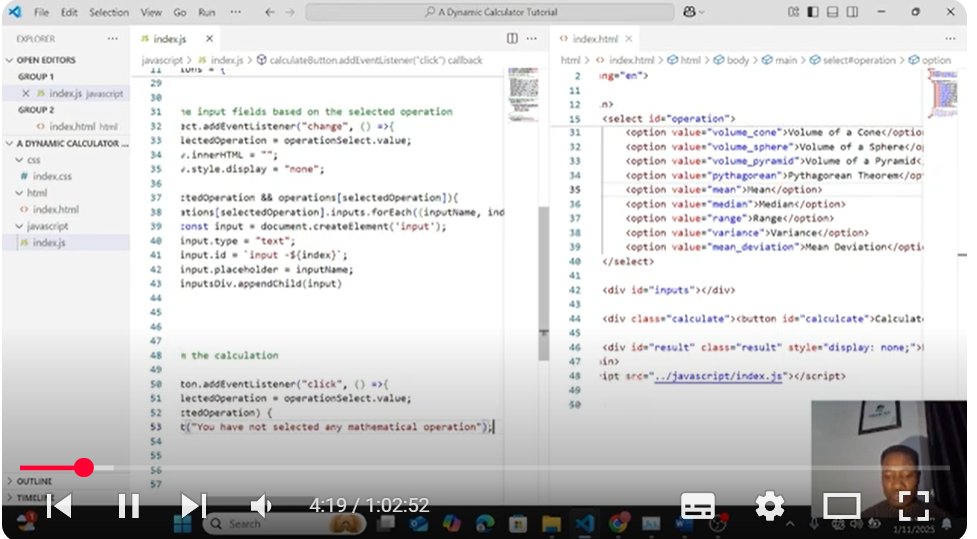 gabby_tech001's tweet image. How much knowledge do you think you have in JavaScript? See the class I conducted on how to create a multi-dimensional calculator. Check out this link youtu.be/XCSJ2hzQgaA?si…
#programming #webdeveloper #fypシviral