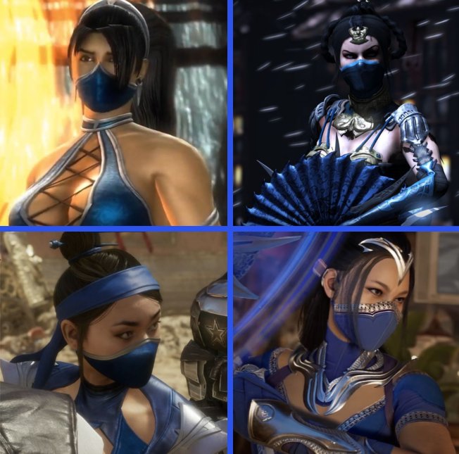 FranceKombat's tweet photo. Quelle version de Kitana avez-vous préférée ?
Entre MK9, MKX, MK11 ou MK1, la princesse d’Edenia a bien évolué au fil des jeux 🐉💙
#MortalKombat #kitana #FrenchMK https://t.co/Q9SAnGKxsr