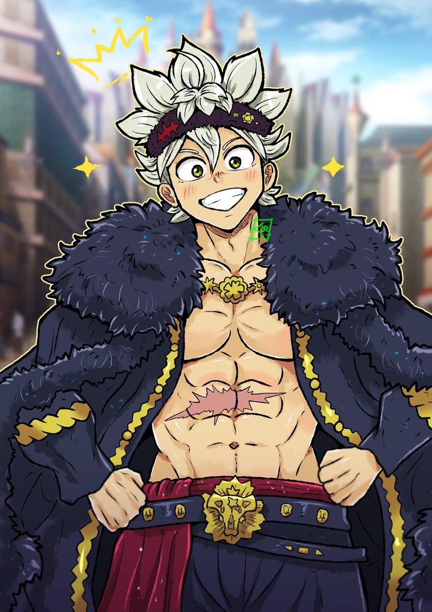 A bit late but Haberday (10/4) to my most favorite loud boi Asta! 🖤🍀
Looking forward to the return of the anime series! 

#blackclover #asta #wizardking