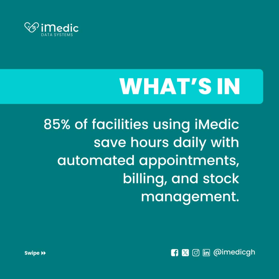 iMedicGH's tweet image. Out with the old, in with the new. Discover the latest shift transforming healthcare…
#imedic #software #labsoftware #imedic #lms #bulksms #pms #hms #softwarecompany #hosipitalmanegentsoftware #pharmacymanagementsoftware #iMedic