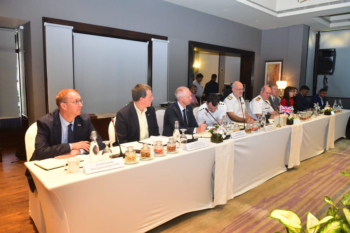 DefProdnIndia's tweet photo. The 4th India-UK Electric Propulsion Capability Partnership (#EPCP) Joint Working Group (#JWG) Meeting was held on 08 October 2025 in #Goa, #India.
The meeting was co-chaired by Shri Rajeev Prakash, Joint Secretary (Naval Systems), Department of Defence Production, Ministry of Defence, and Rear Admiral Steve McCarthy, Director, Maritime Environment and Chief Naval Engineer Officer, Ministry of Defence, UK.
The discussion is cited around finalising a formal framework for developing the EP System in India for the Indian Naval Platform.
#IndiaUK 🇮🇳🇬🇧
#IndiaUKPartnership #DefenceCooperation #AatmanirbharDefence #DefenceProduction #IndianNavy