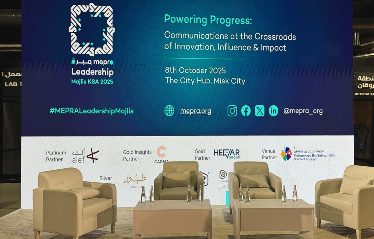 Alef is excited to be a part of and proud to be the Platinum Partner of the 2025 MEPRA #KSALeadershipMajlis in Riyadh. We look forward to our CEO, <a href="/RabihElAmine1/">Rabih El-Amine</a>, delivering a keynote at the event.