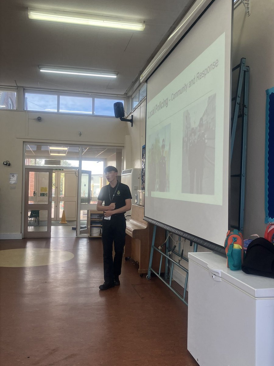 This morning Gabby and Harry visited #shottonps to deliver week 1 of the Mini police project. The students asked some great questions and really enjoyed playing games.

<a href="/DAAC_999/">DAAC</a> <a href="/pccchallenge/">Durham Police and Crime Commissioner’s Challenge</a> <a href="/PccJoyAllen/">PCC Joy Allen</a> <a href="/DurhamPolice/">Durham Constabulary</a>