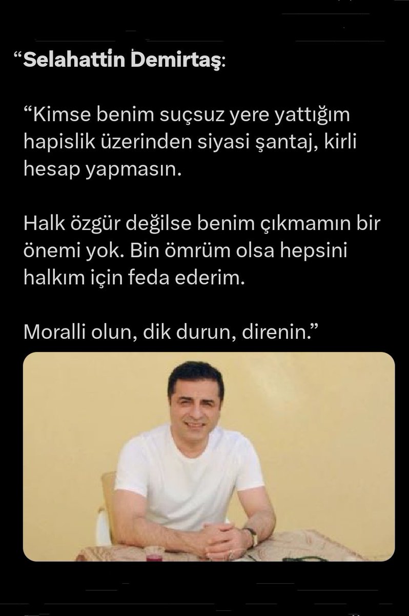 #SelahattinDemirtaşaÖzgürlük
