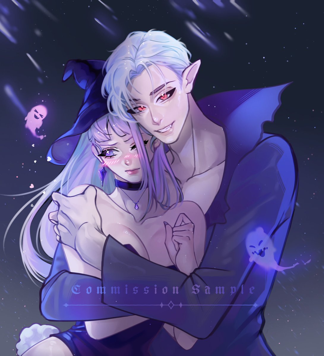 Check it out! Couple comms finally open 𖹭
⟡ With 20% off Halloween Specials Discount 𖹭
⟡ vgen.co/RavenArtsy
#VGenComm #artmoots