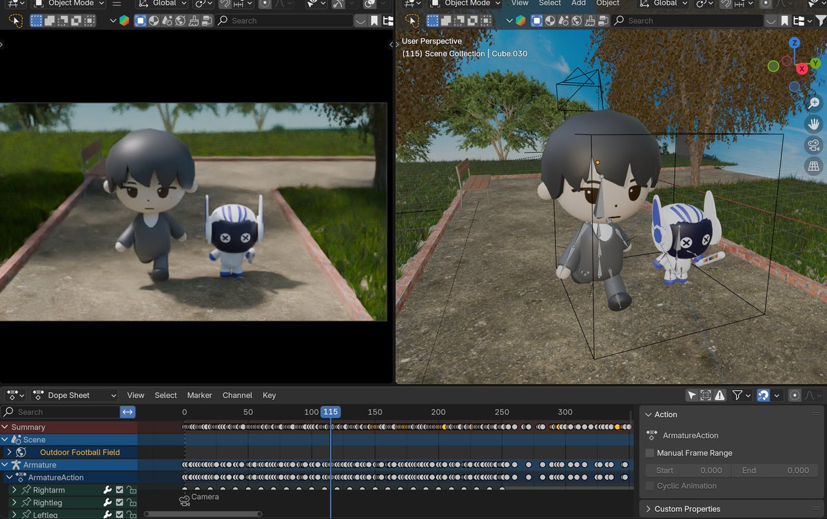 A little behind the scenes of the Last Parade Singapore VCR animation 🤭