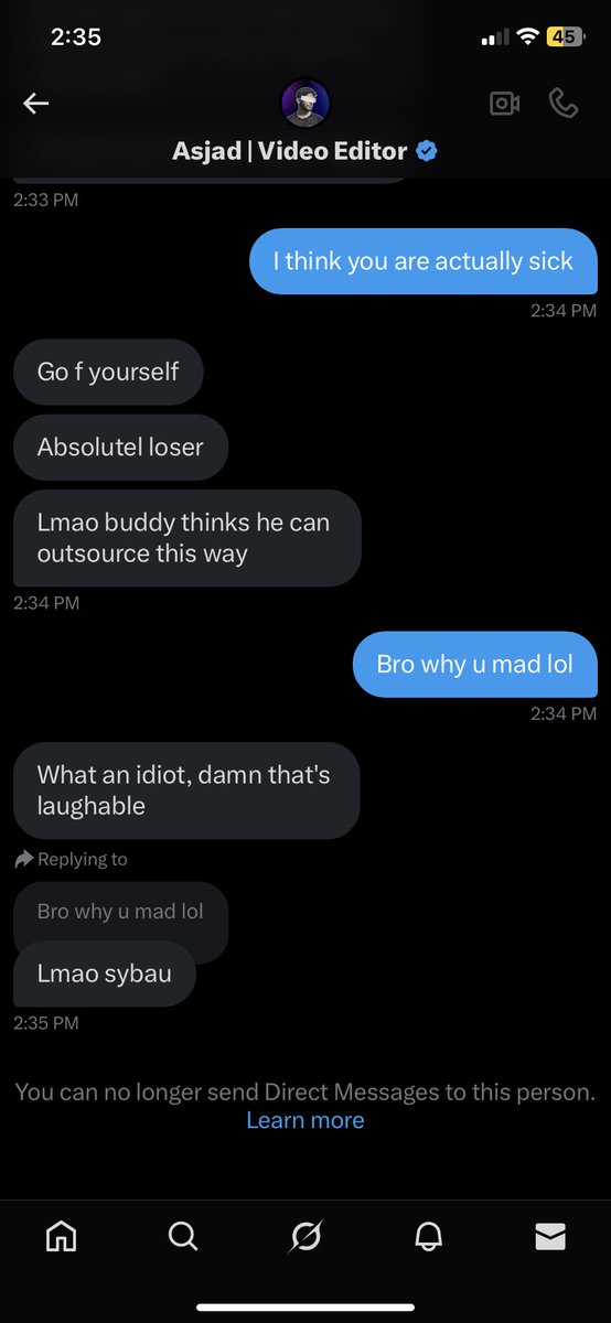 FlangoTheEditor's tweet image. Pov you tried working with an editor here
Literally the worst experience I have ever had