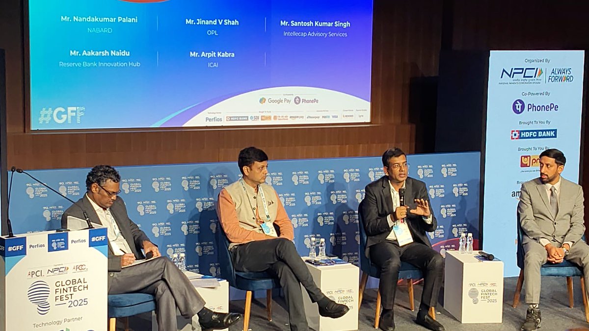 “The future is an UPI for MSME financing”

A seamless, automatic and customised credit, powered by AI but with guardrails in place is Intellecap’s Partner MD <a href="/singhsk5/">Santosh</a> dream for accessible &amp; empowered MSME financing.

Santosh was speaking at Global Fintech Fest 2025

#GFF #GFF25