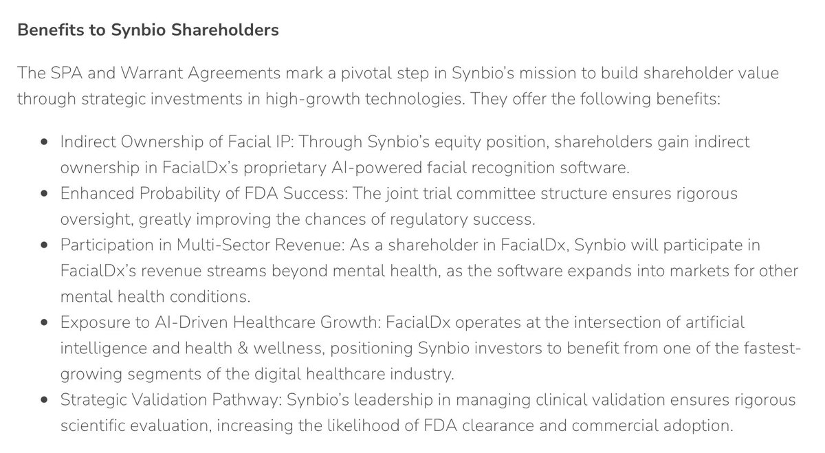 monkeywar22's tweet image. $SYIN “Synbio’s mission to build shareholder value” 👍✅📈🍾🥂

otcmarkets.com/stock/SYIN/new…